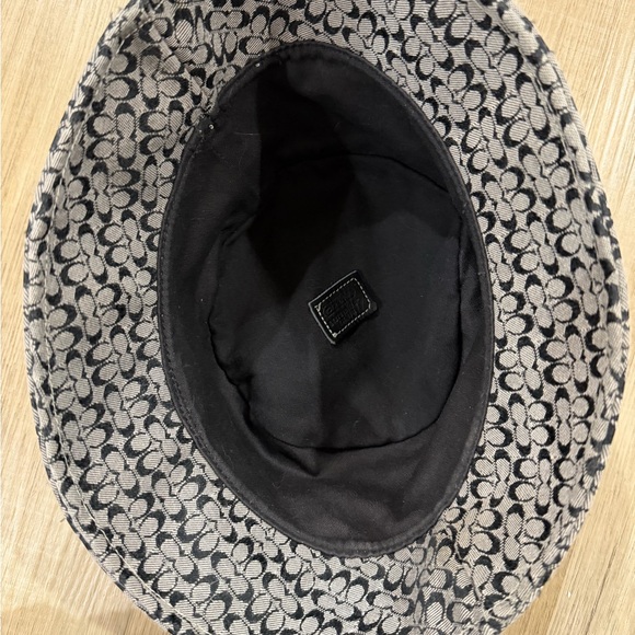 Coach Black and Gray Patterned Hat - Picture 5 of 5